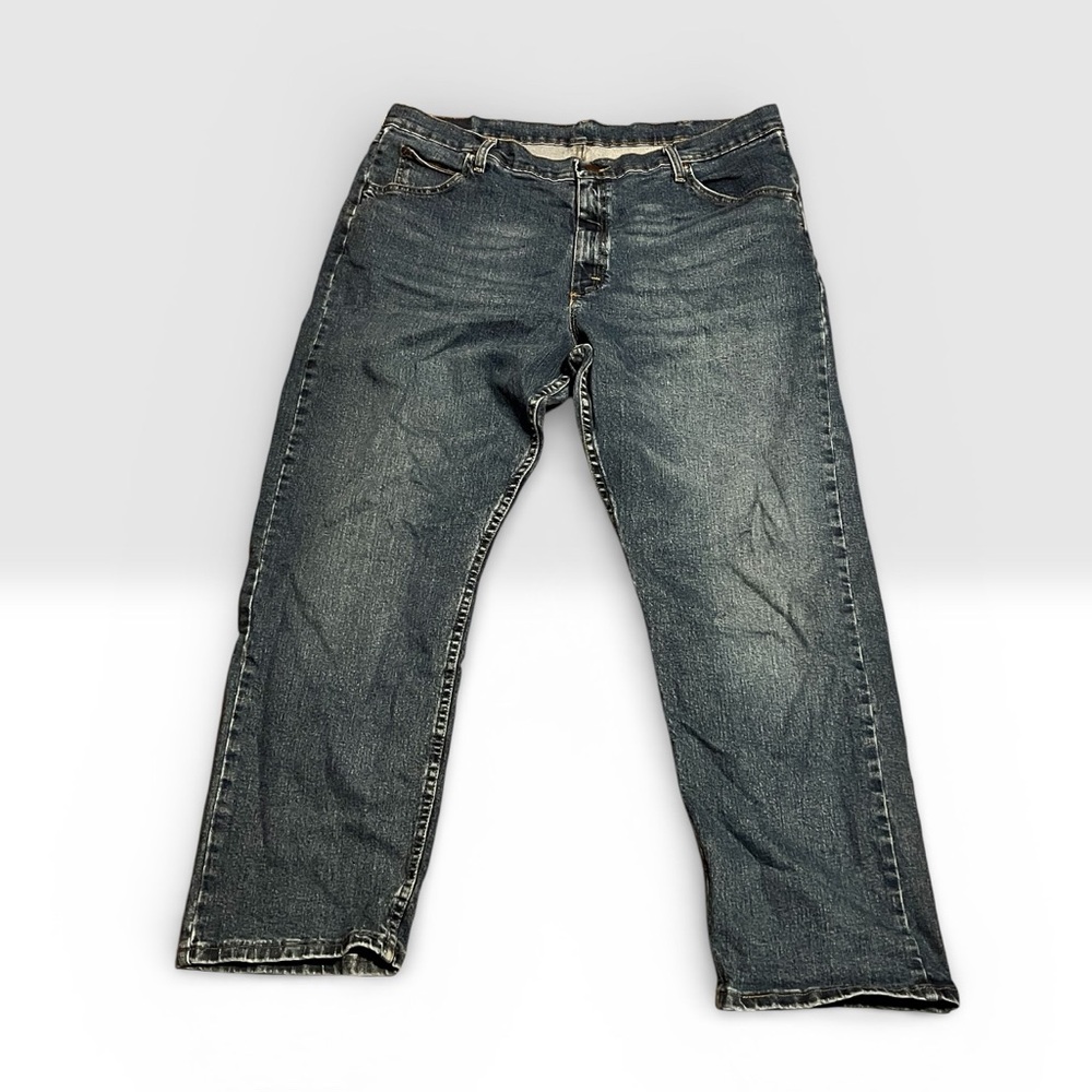 Plus Size Men’s Wrangler Heritage Style Relaxed Fit Blue Jeans 40x30